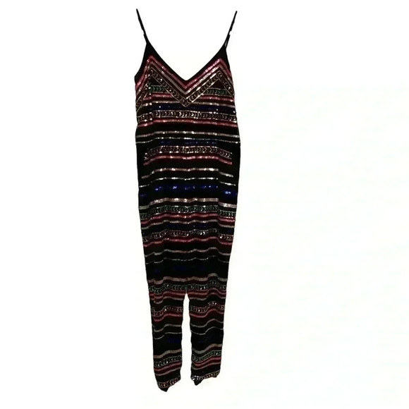 Mara Hoffman metallic sequin jumpsuit romper size small - Picture 3 of 7